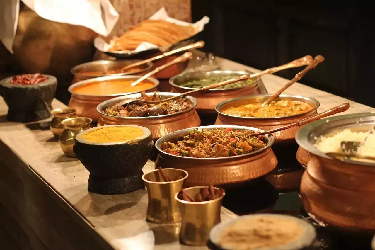 Buffet Indian Food Spices Lunch 315691.webp